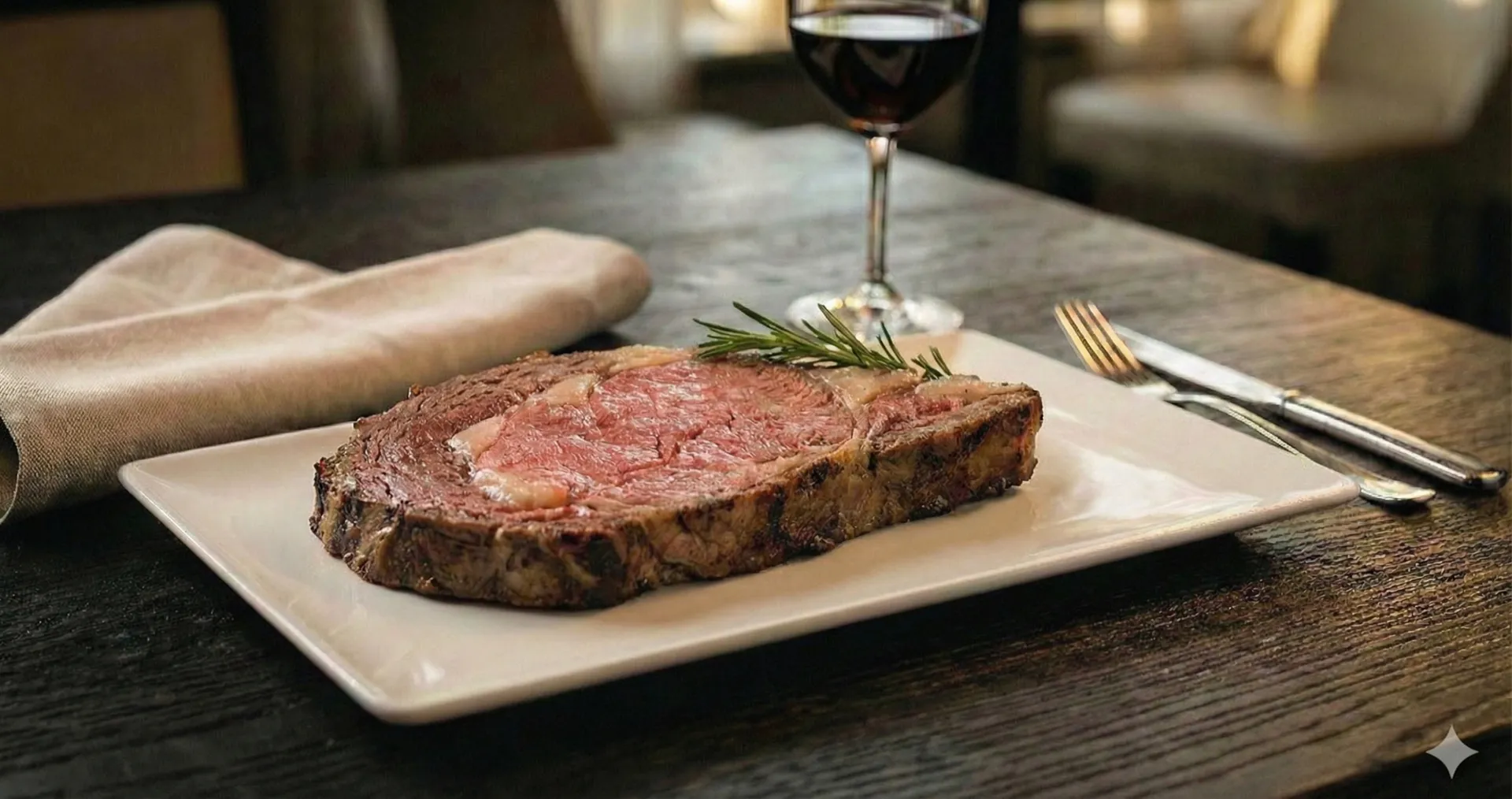 Slow-roasted prime rib served at Remingtons of Niagara
